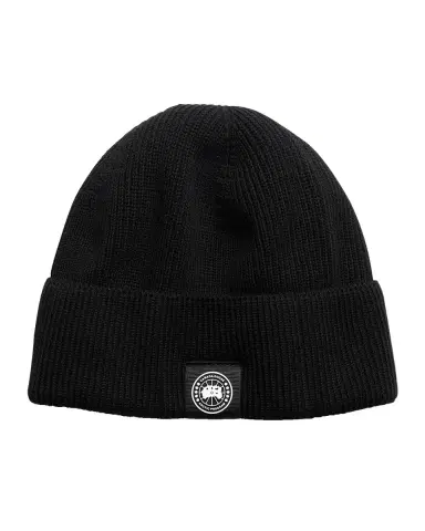 Canada Goose Men 's Rib-Knit Cotton Beanie | Thumbnail 3