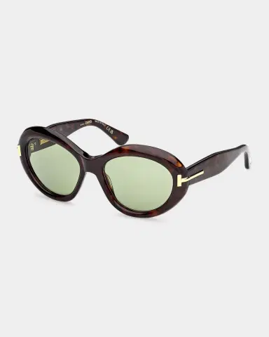 TOM FORD Icon 55MM Oval Sunglasses | Thumbnail 2
