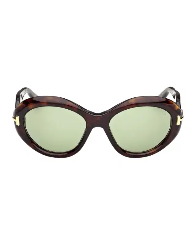 TOM FORD Icon 55MM Oval Sunglasses