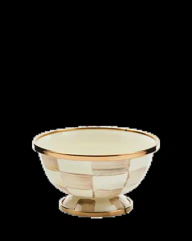 MacKenzie-Childs Mocha Check Little Sugar Bowl | Thumbnail 2