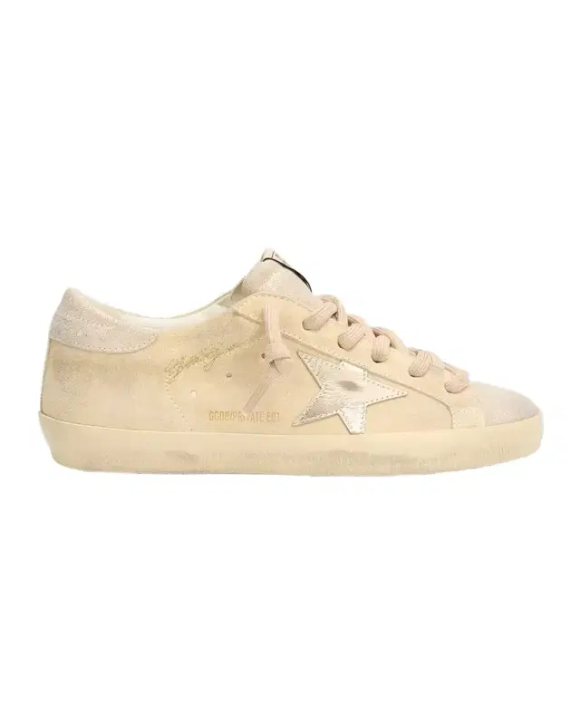 Golden Goose Super-Star Suede Low-Top Sneakers