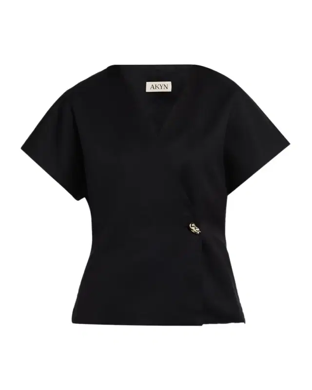 Akyn Studio Wool Wrap Top