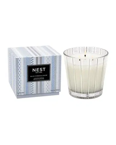 NEST New York Blue Cypress & Snow 3-Wick Candle, 21 oz. | Thumbnail 1 NEST New York Blue Cypress & Snow 3-Wick Candle, 21 oz. | Thumbnail 1