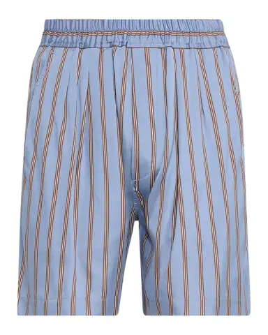 TOM FORD Men 's Silk Stripe Jacquard Pull-On Shorts | Thumbnail 1