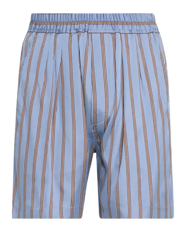 TOM FORD Men 's Silk Stripe Jacquard Pull-On Shorts