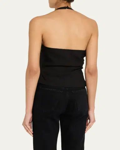 A.L.C. Sylvie Linen-Blend Halter Top | Thumbnail 3