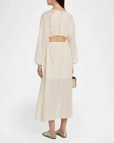 Akyn Studio Joya Cutout Midi Dress | Thumbnail 3 Akyn Studio Joya Cutout Midi Dress | Thumbnail 3