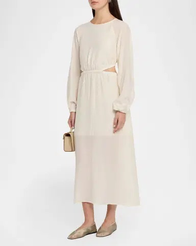 Akyn Studio Joya Cutout Midi Dress | Thumbnail 4 Akyn Studio Joya Cutout Midi Dress | Thumbnail 4