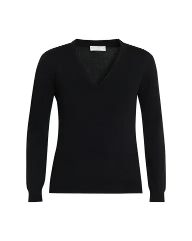 Brunello Cucinelli V-Neck Cashmere Sweater | Thumbnail 1 Brunello Cucinelli V-Neck Cashmere Sweater | Thumbnail 1