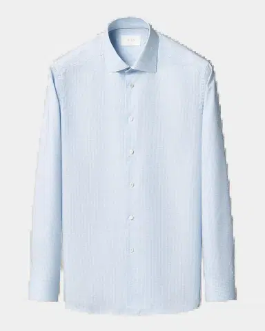 Eton Men's Elevated Micro-Check Cotton Contemporary-Fit Shirt | Thumbnail 2