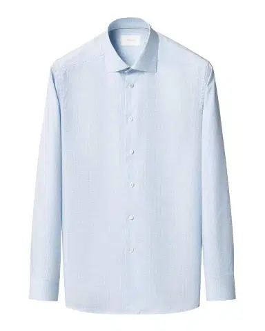 Eton Men's Elevated Micro-Check Cotton Contemporary-Fit Shirt | Thumbnail 1