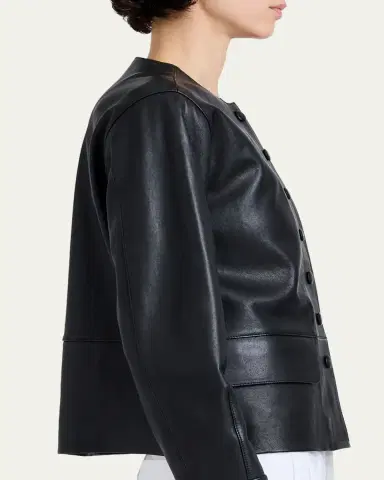 Proenza Schouler White Label Robin Leather Jacket | Thumbnail 5 Proenza Schouler White Label Robin Leather Jacket | Thumbnail 5
