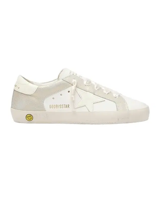 Golden Goose Girl 's Super-Star Leather Low-Top Sneakers, Kid