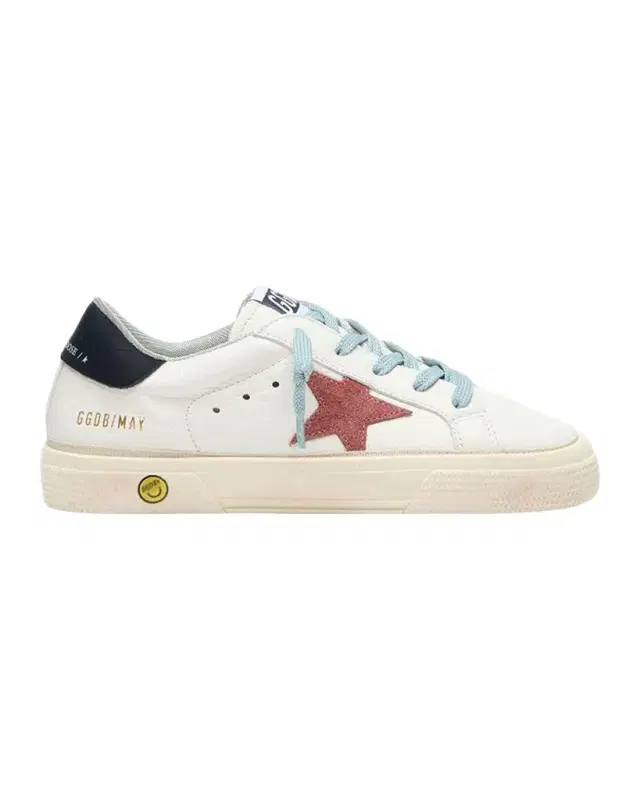 Golden Goose Boy 's May Nappa Leather Low-Top Sneakers, Toddler
