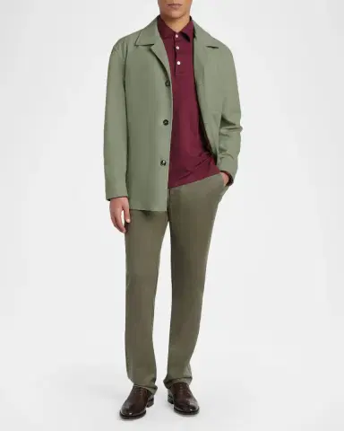 Kiton Men's Cashmere Outdoor Jacket | Thumbnail 2 Kiton Men's Cashmere Outdoor Jacket | Thumbnail 2