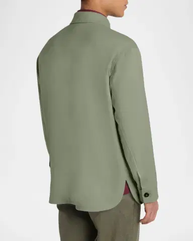 Kiton Men's Cashmere Outdoor Jacket | Thumbnail 3 Kiton Men's Cashmere Outdoor Jacket | Thumbnail 3