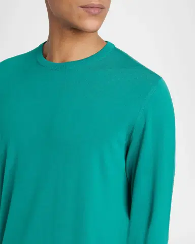 Kiton Men's Wool Crewneck Sweater | Thumbnail 4