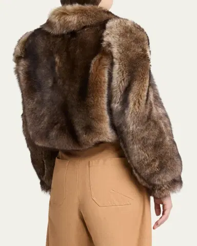 Chloé Brushed Shearling Jacket | Thumbnail 3