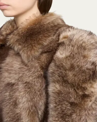 Chloé Brushed Shearling Jacket | Thumbnail 5