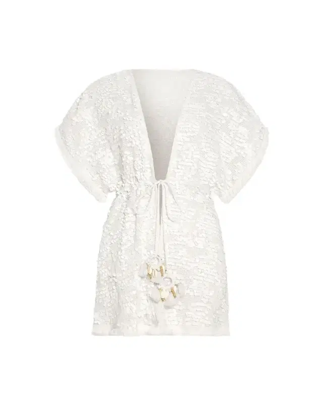 Ramy Brook Laurie Paillette Coverup Mini Dress