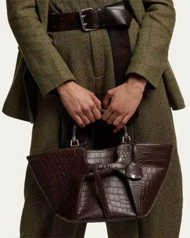Ralph Lauren Collection The Ralph Alligator Tote Bag | Thumbnail 2