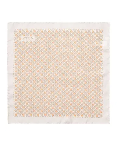 Eton Men's Aperol Spritz Silk Pocket Square | Thumbnail 3