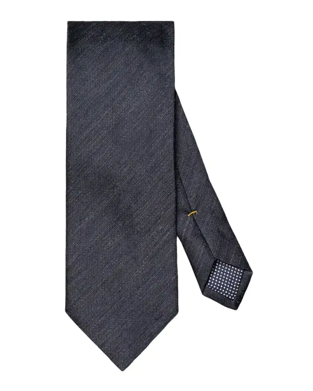 Eton Men 's Woven Linen and Silk Tie