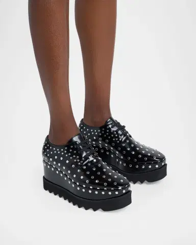 Stella McCartney 75mm Elyse Studded Derbys | Thumbnail 2 Stella McCartney 75mm Elyse Studded Derbys | Thumbnail 2