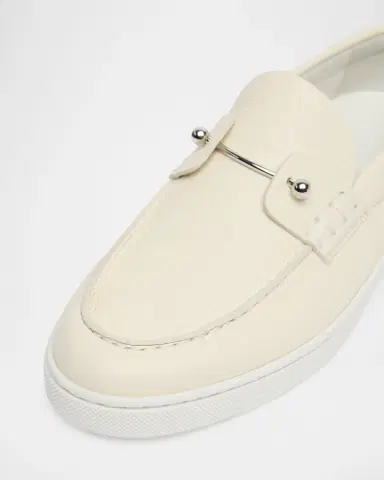 Christian Louboutin Chambeliboat Donna Leather Boat Shoes | Thumbnail 3