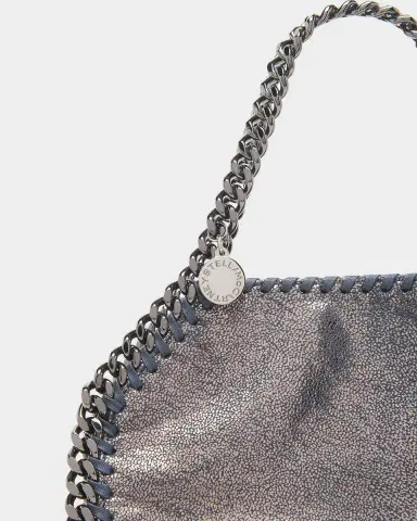 Stella McCartney Falabella Mini Metallic Vegan Leather Tote Bag | Thumbnail 5 Stella McCartney Falabella Mini Metallic Vegan Leather Tote Bag | Thumbnail 5