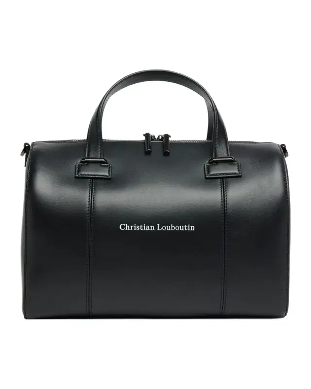 Christian Louboutin Men 's Tactical Leather Dufflel Bag
