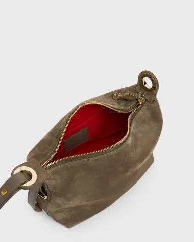 Christian Louboutin Flo Suede Pouch Bag | Thumbnail 4