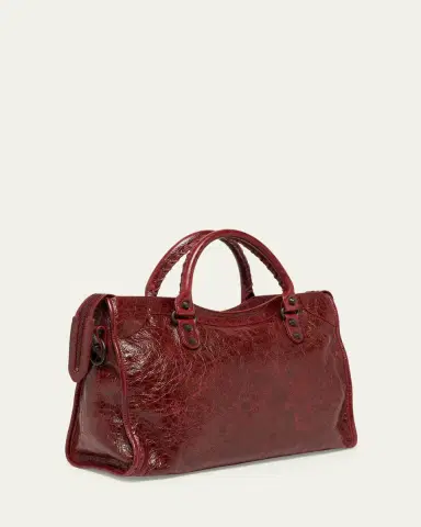 Balenciaga Le City Lambskin Leather Tote Bag | Thumbnail 6