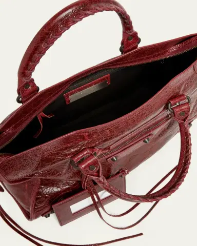 Balenciaga Le City Lambskin Leather Tote Bag | Thumbnail 7