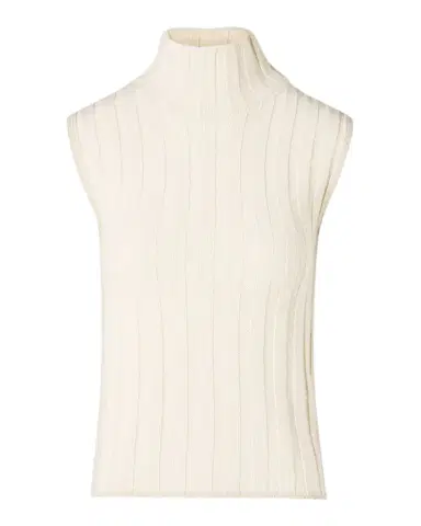 Akris punto Chunky Rib Turtleneck Tank Top | Thumbnail 1 Akris punto Chunky Rib Turtleneck Tank Top | Thumbnail 1