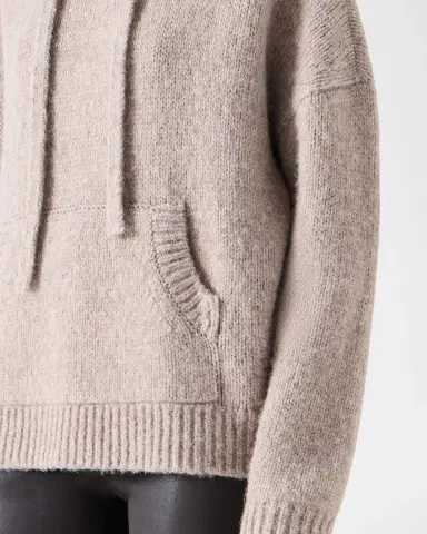 Akris punto Fluffy Alpaca-Wool Knit Hoodie | Thumbnail 5 Akris punto Fluffy Alpaca-Wool Knit Hoodie | Thumbnail 5