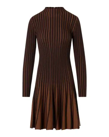 Akris punto Pleated Wool Dress | Thumbnail 1 Akris punto Pleated Wool Dress | Thumbnail 1