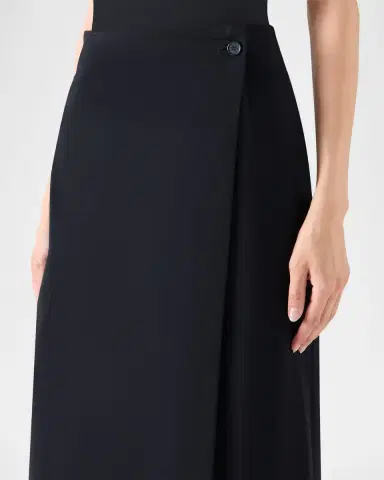 Akris punto Jersey Wrap Midi Skirt | Thumbnail 5