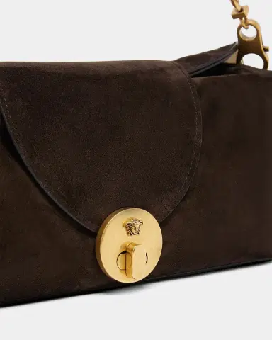 Versace Medusa Suede Clutch | Thumbnail 5 Versace Medusa Suede Clutch | Thumbnail 5