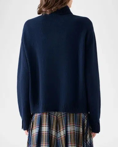 Akris punto Chunky Yak Knit Half-Zip Pullover | Thumbnail 3