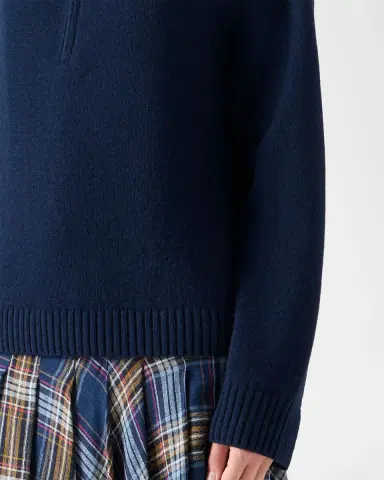 Akris punto Chunky Yak Knit Half-Zip Pullover | Thumbnail 5