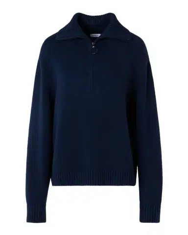 Akris punto Chunky Yak Knit Half-Zip Pullover | Thumbnail 1