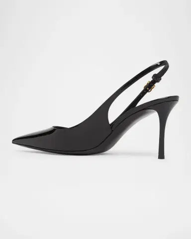 Dolce & Gabbana 5mm DG Vernice Patent Leather Slingback Pumps | Thumbnail 4 Dolce & Gabbana 5mm DG Vernice Patent Leather Slingback Pumps | Thumbnail 4