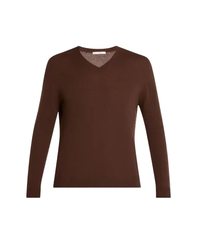 THE ROW Men's Thamm Cashmere V-Neck Sweater