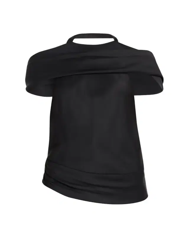 Samira Satin Cape Top Samira Satin Cape Top