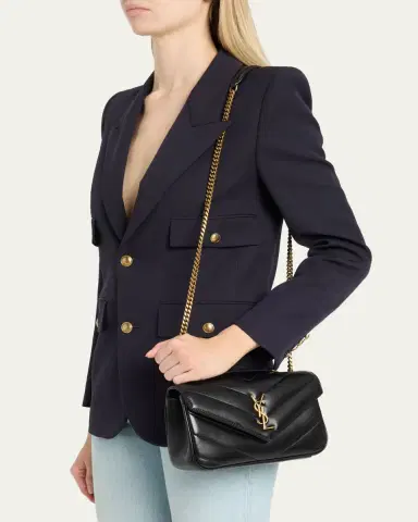 Saint Laurent Loulou YSL Quilted Leather Shoulder Bag | Thumbnail 2 Saint Laurent Loulou YSL Quilted Leather Shoulder Bag | Thumbnail 2