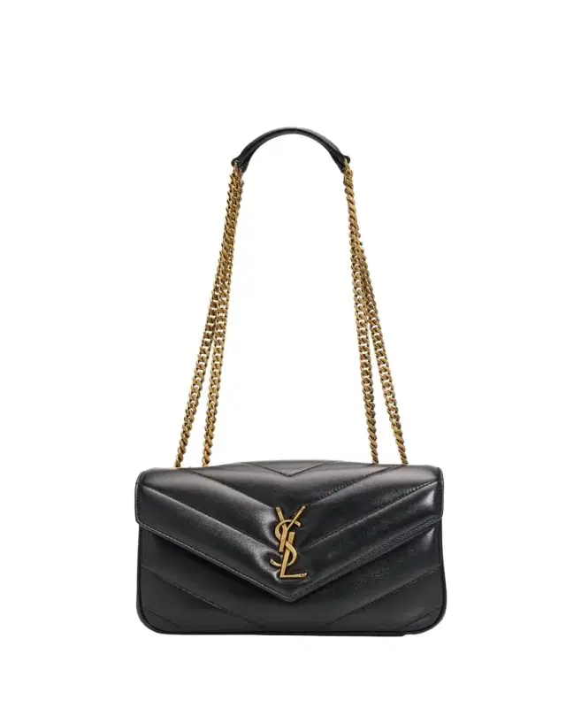 Saint Laurent Loulou YSL Quilted Leather Shoulder Bag