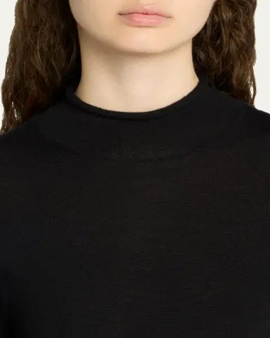 The Row Phaed Cashmere Mock-Neck Sweater | Thumbnail 5 The Row Phaed Cashmere Mock-Neck Sweater | Thumbnail 5