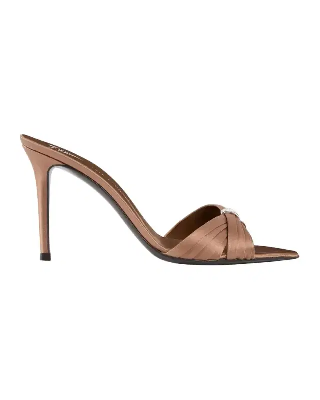 Giuseppe Zanotti Intrigo 90MM Silk Stiletto Mules