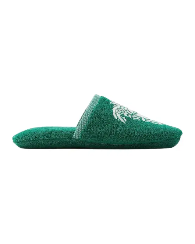 Versace Jacquard Medusa Terry Cotton Bath Slippers